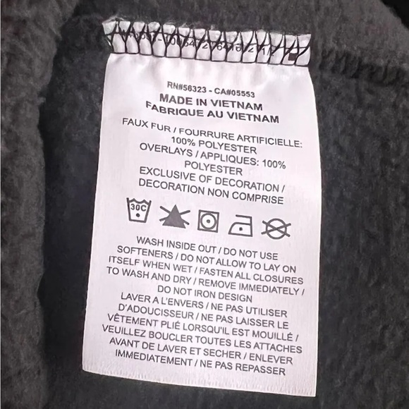 Nike Sportswear Jacket Sherpa Fleece Mens Size XL Black Full Zip DD5021-010 NEW - Picture 6 of 6